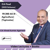 CA Final FR (IND AS 41 - Agriculture) (Topicwise) Video Lectures by CA Vinod Kumar Agarwal (Pendrive + Books)